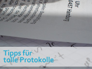 Seminar Tipps für tolle Protokolle